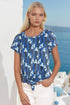 Griffin T-shirt - Blue Iris
